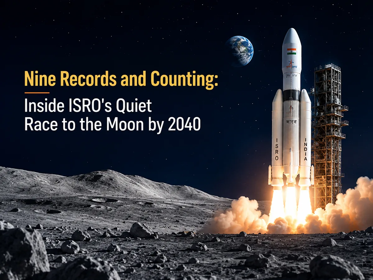Nine Records and Counting: Inside ISRO's Quiet Race to the Moon by 2040