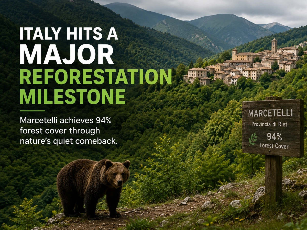 Italy Hits a Major Reforestation Milestone as Forests Reclaim Abandoned Land